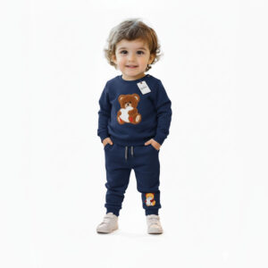 kids sweatshirt set navy blue